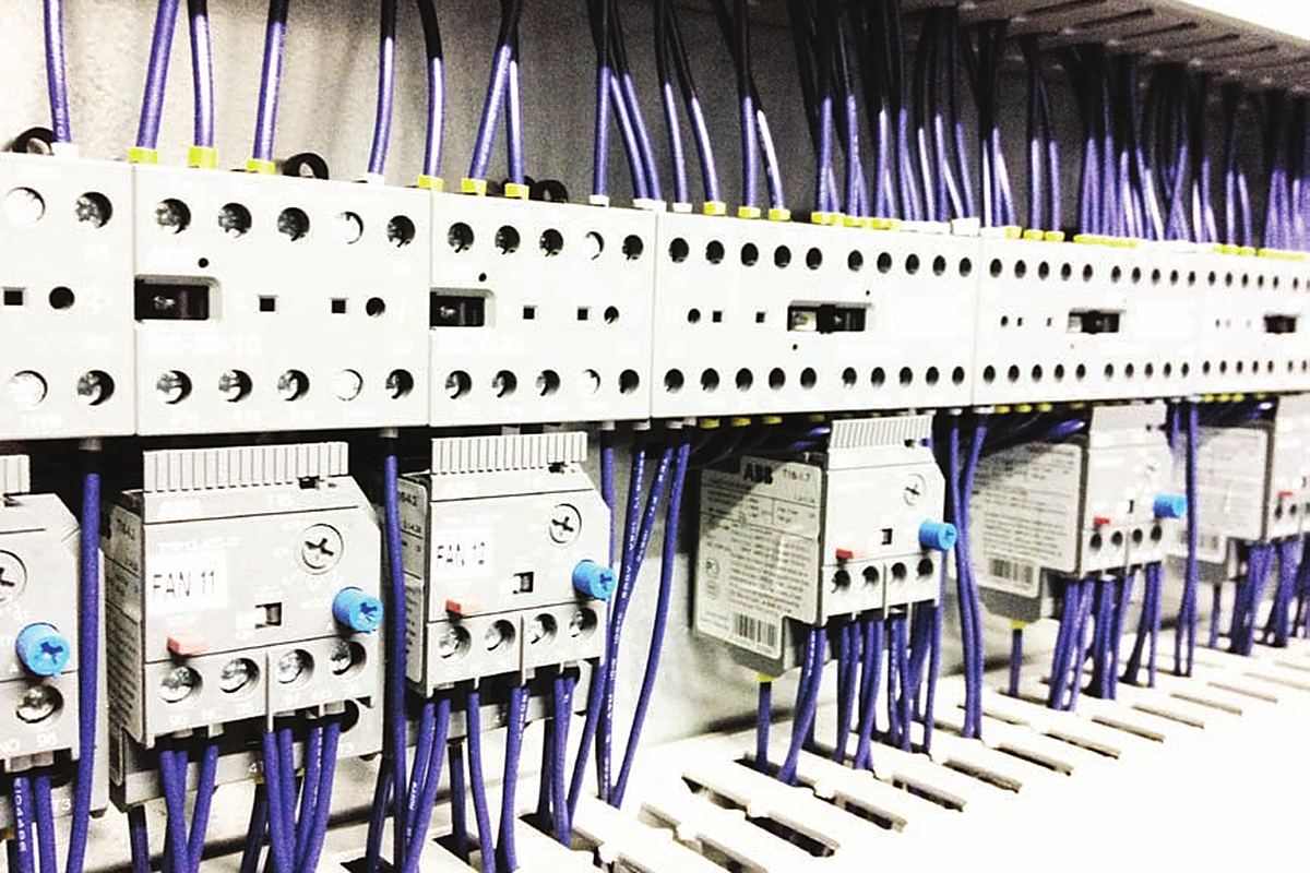 Switchgear and control panel wiring
